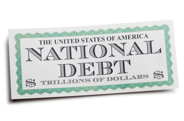 National debt graphic