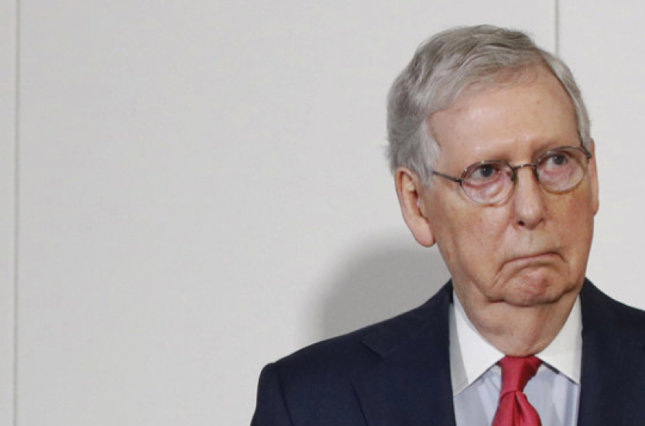 Senate majority leader Mitch McConnell