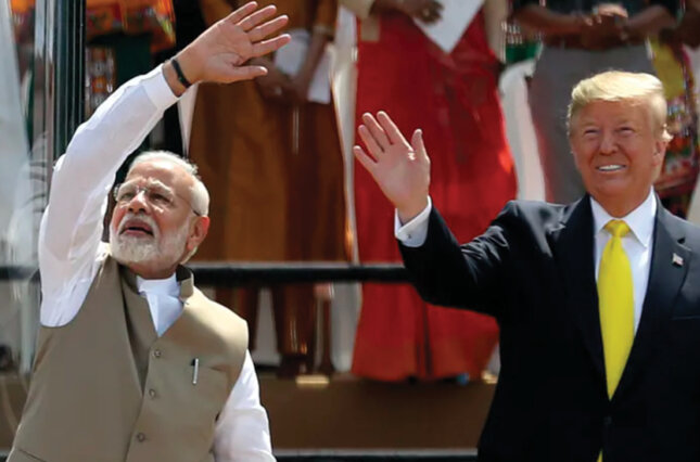 Indian Prime Minister Narendra Modi and U.S. President Donald Trump