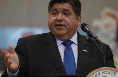 Graphic image of Gov. J.B. Pritzker