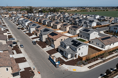 New homes in a housing development in Antioch, California, in March.