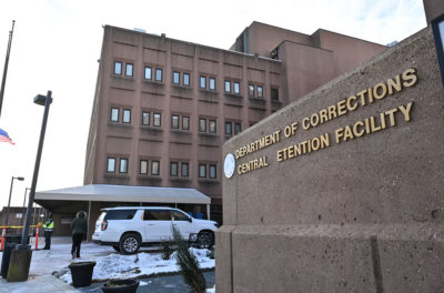 A view of the DC Central Detention Facility, where some defendants from the January 6, 2021 attack on the US Capitol were held, in Washington.